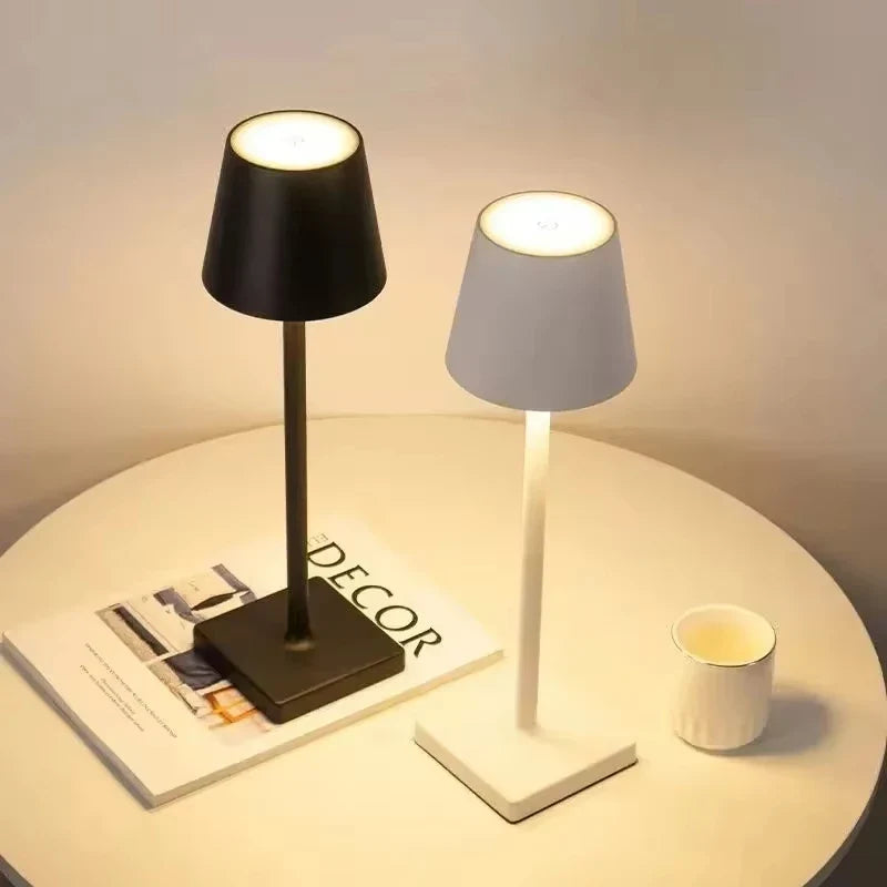 Rechargeable LED Table Lamp – Touch Dimmable Cordless Desk Light