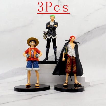 One Piece Film Red Anime Action Figures – Luffy, Robin, Zoro & Uta