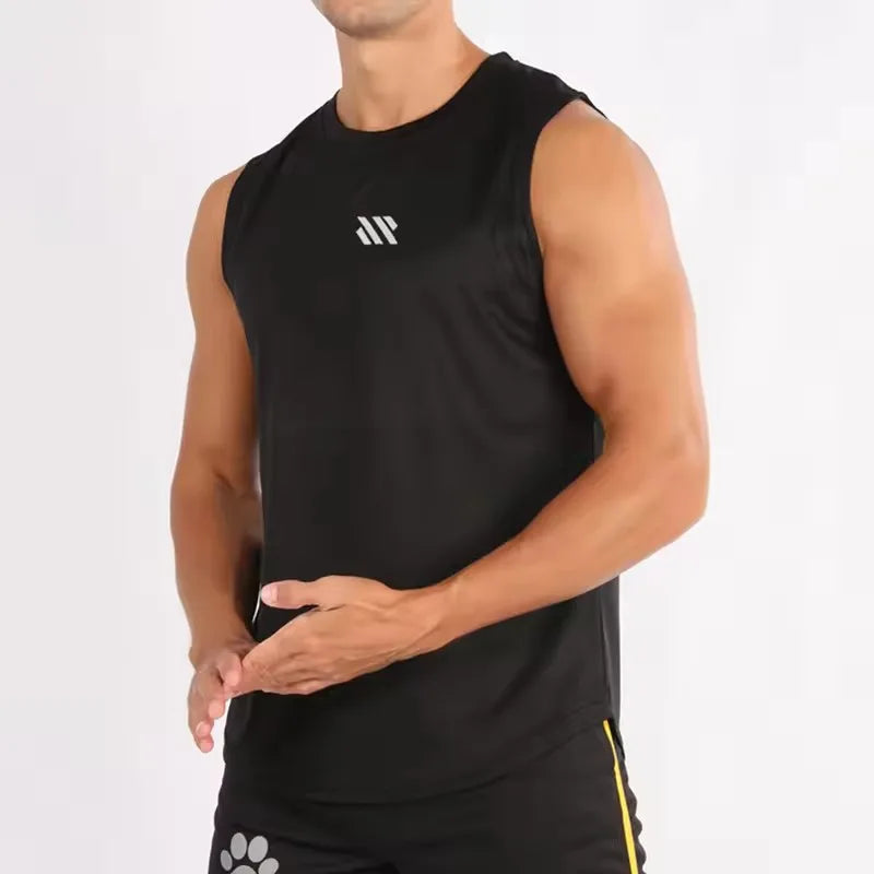 Men’s Mesh Stringer Tank Top for Gym & Workout
