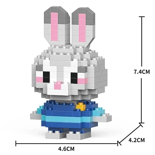 Disney Mini Building Blocks Figure – Mickey Minnie Princess Brick Toy