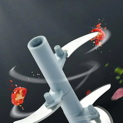 Manual Vegetable Chopper – Pull-String Food Mincer & Dicer