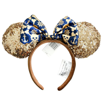 Disney Mickey Minnie Ears Headband – Sequin Bow Costume Cosplay