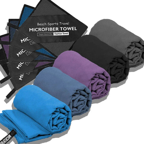 Outdoor Sports Microfiber Towel – Quick-Dry & Super Absorbent