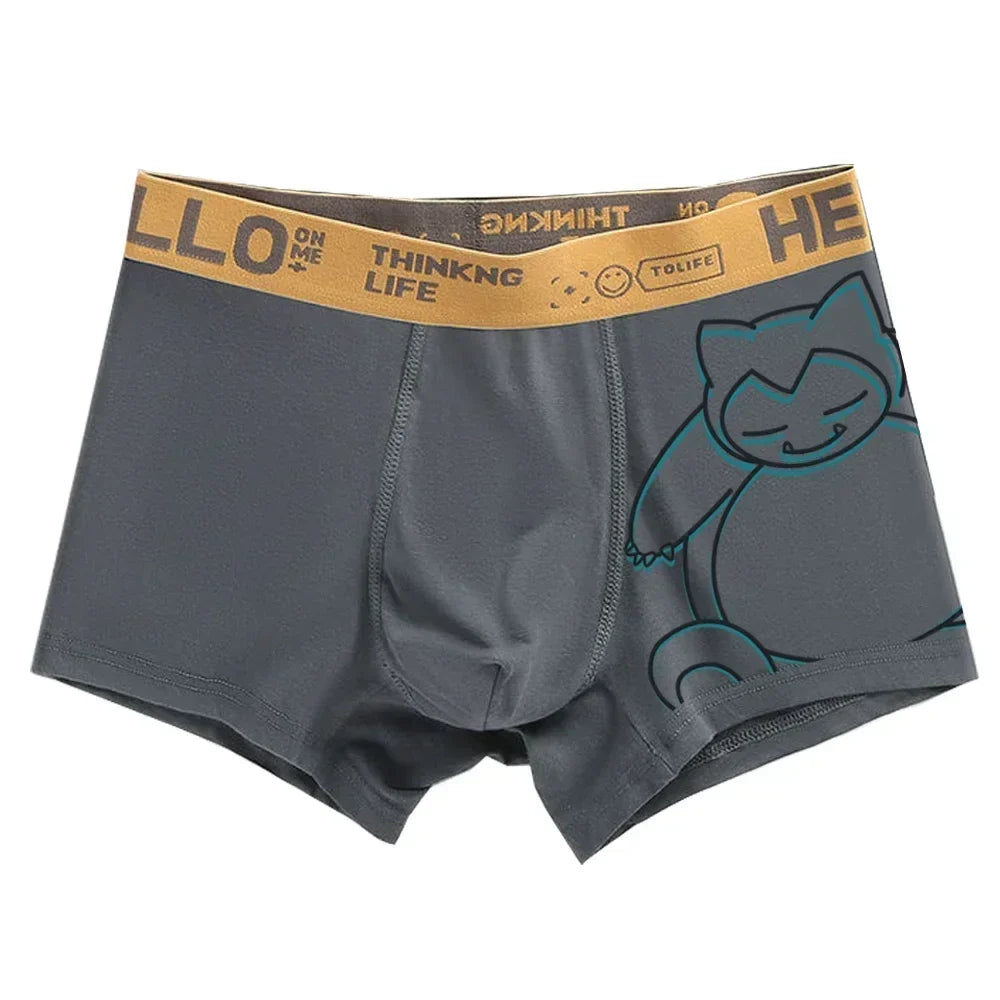 Pokémon Boxer Briefs for Men – Anime Character Underwear
