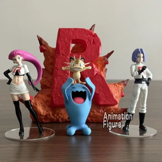 Pokémon Team Rocket PVC Figure Set – Jessie, James & Meowth