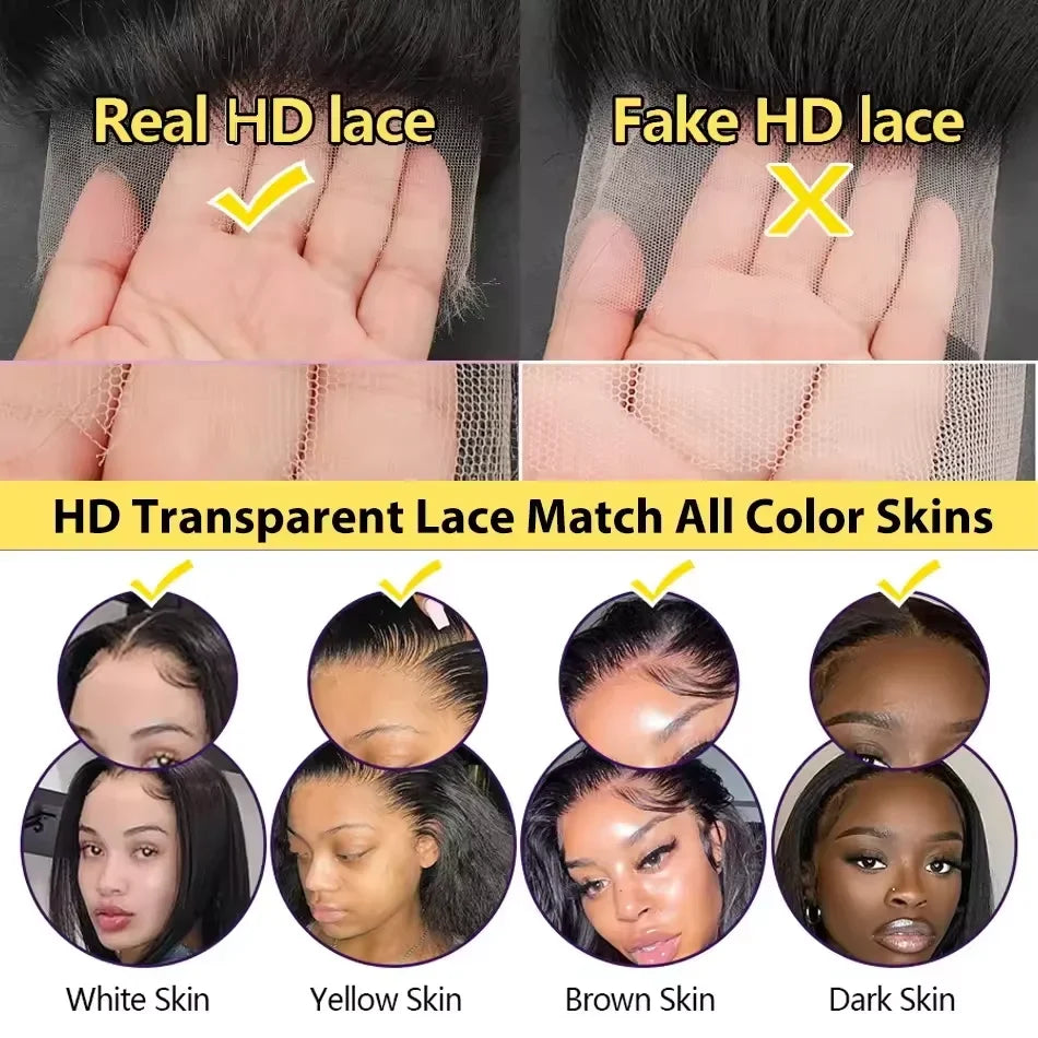 Lace Front Wig – Burmese Remy Human Hair Body Wave Glueless