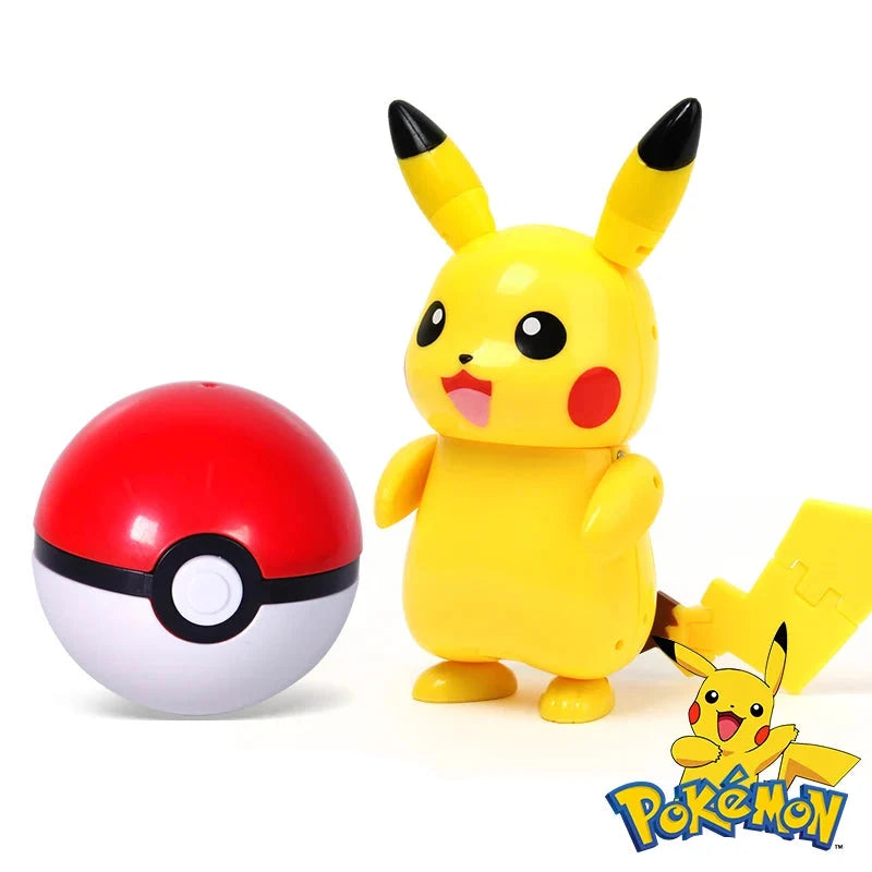 Pokemon Ball Action Figure with Pikachu – Collectible Set