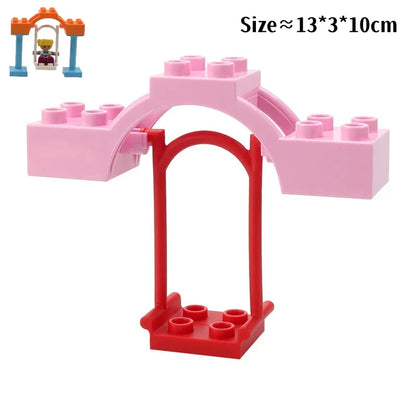 Large Building Blocks Playground Parts – Duplo Compatible Accessories