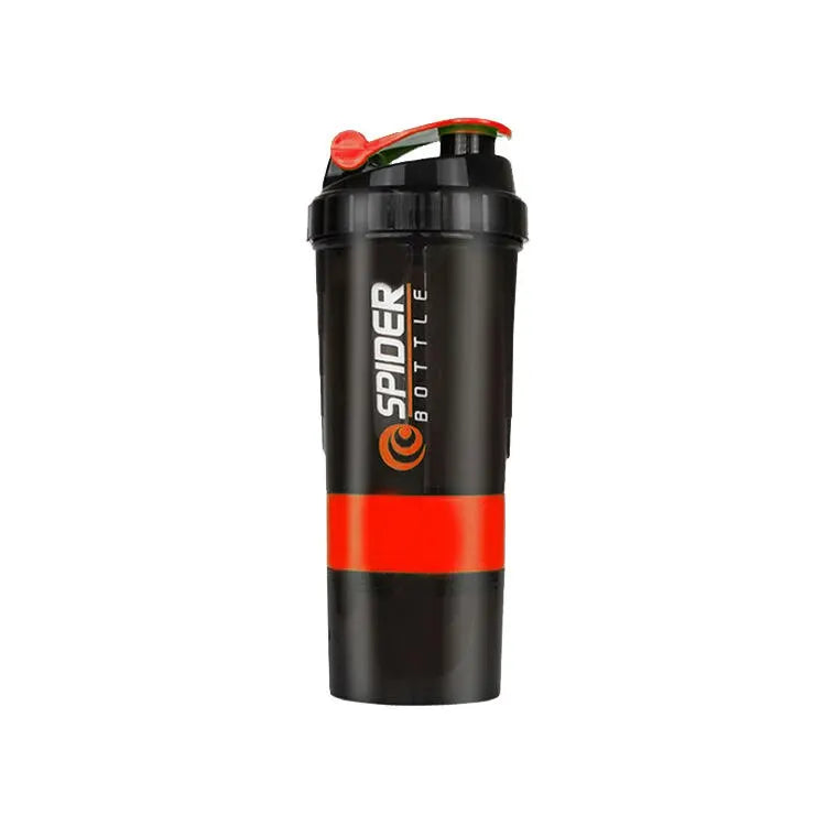 3 Layer Protein Shaker Bottle with Storage Compartments