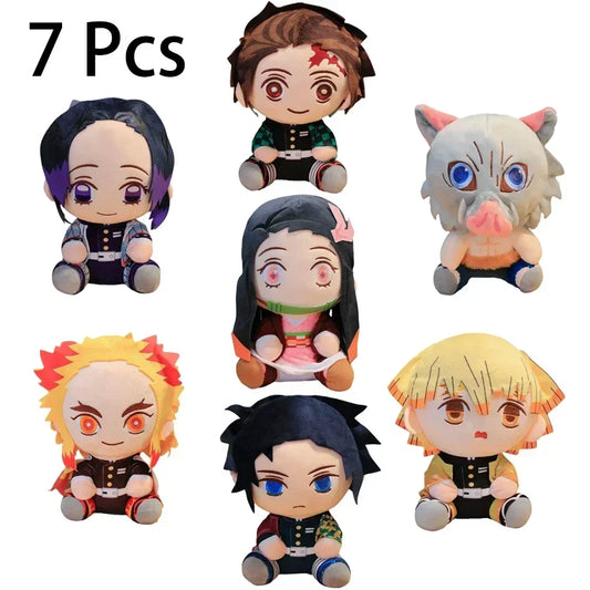 Demon Slayer Plush Dolls – 20cm Kimetsu No Yaiba Stuffed Figures