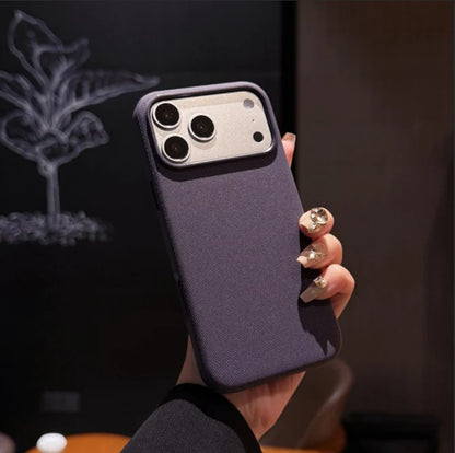 Tech Woven MagSafe Case for iPhone 17 16 15 14 13 12 11 Pro Max Plus Air – Luxury Fabric Cover