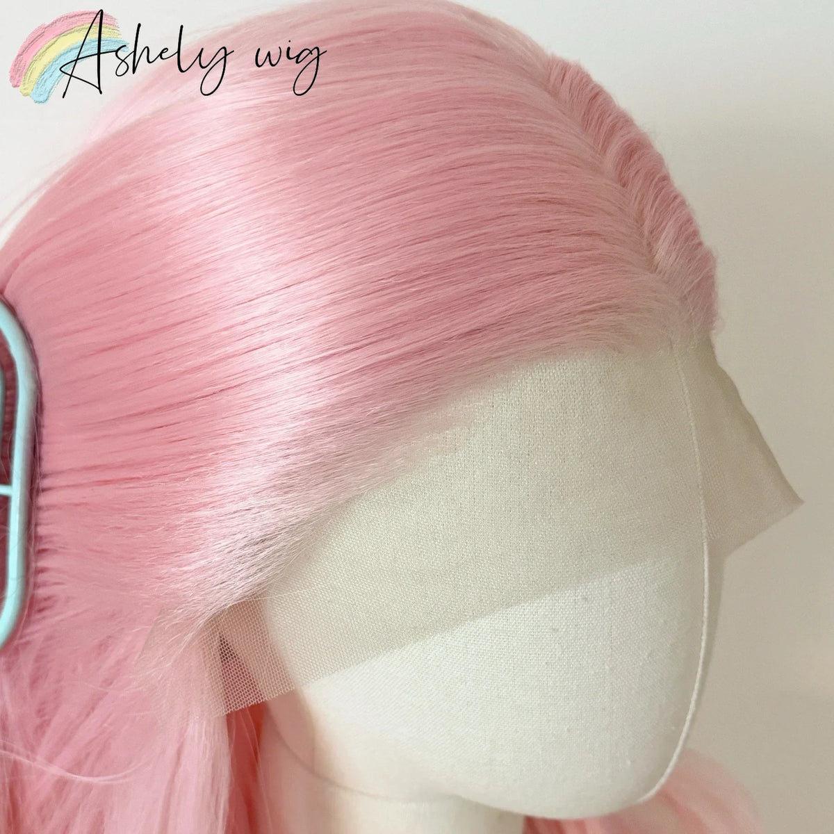 13x4 Lace Front Synthetic Wig – Long Straight 26 Inch, Heat Resistant