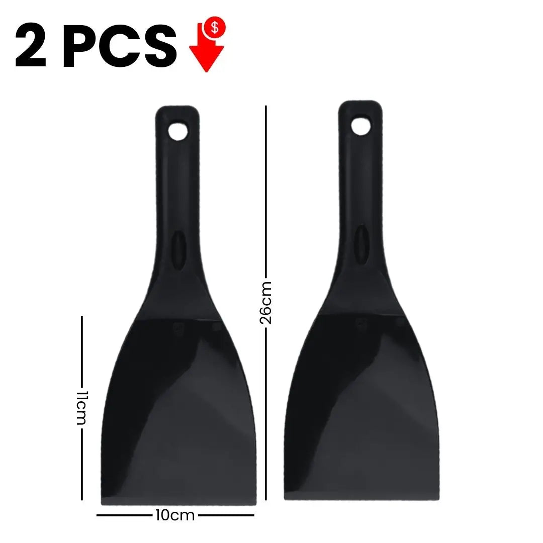 Pizza Dough Scraper & Spatula Cutter – Flexible Kitchen Tool with Hanging Bracket
