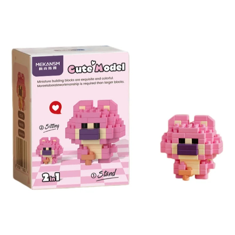 Cartoon Character Mini Building Blocks Set – DIY Brick Figures