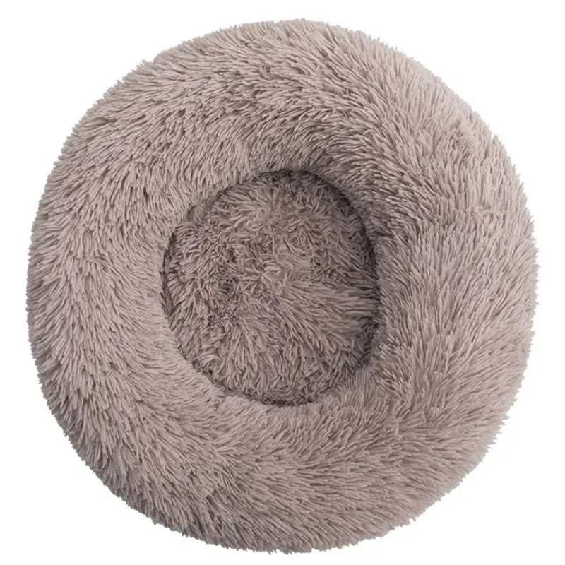 40-90cm 6 Sizes Round Pet Bed Large Dog Super Soft Cat Plush House Medium Winter Warm Sleeping