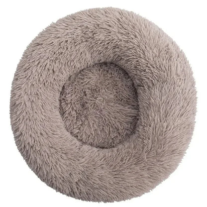 40-90cm 6 Sizes Round Pet Bed Large Dog Super Soft Cat Plush House Medium Winter Warm Sleeping
