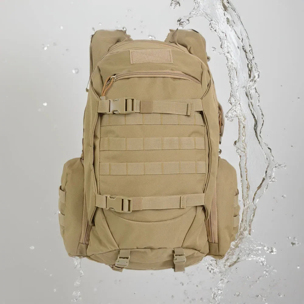 45L Waterproof Tactical Hiking and Fishing Backpack