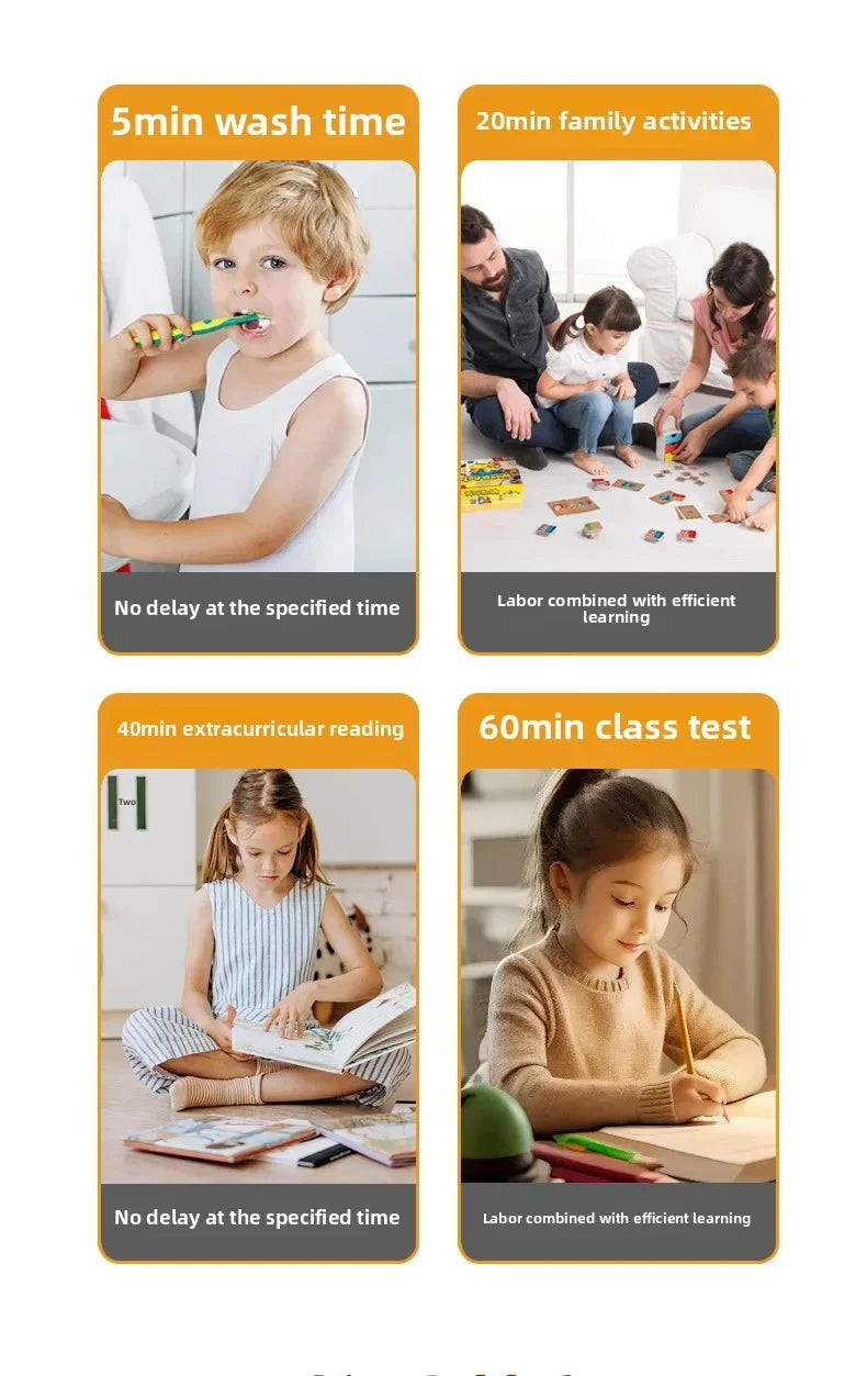 Kids Visual Timer – Self-Discipline Study & Homework Clock