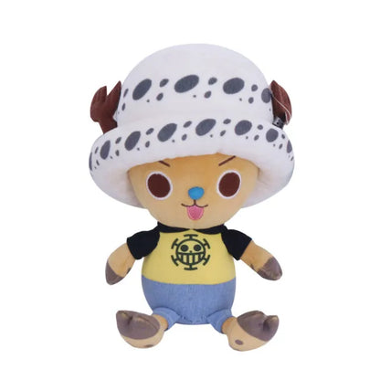 25CM One Piece Luffy Chopper Ace Zoro Plush Doll