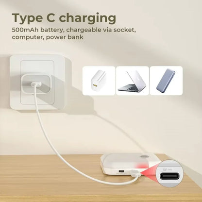 Motion Sensor Night Light – USB Rechargeable Square LED Lamp