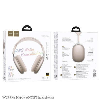 W65 Plus ANC Wireless Over Ear Headphones