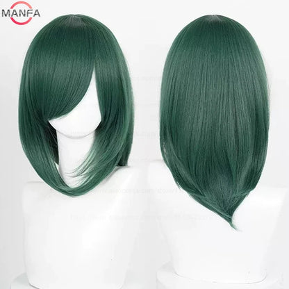 40cm Heat Resistant Anime Cosplay Wig with Bangs