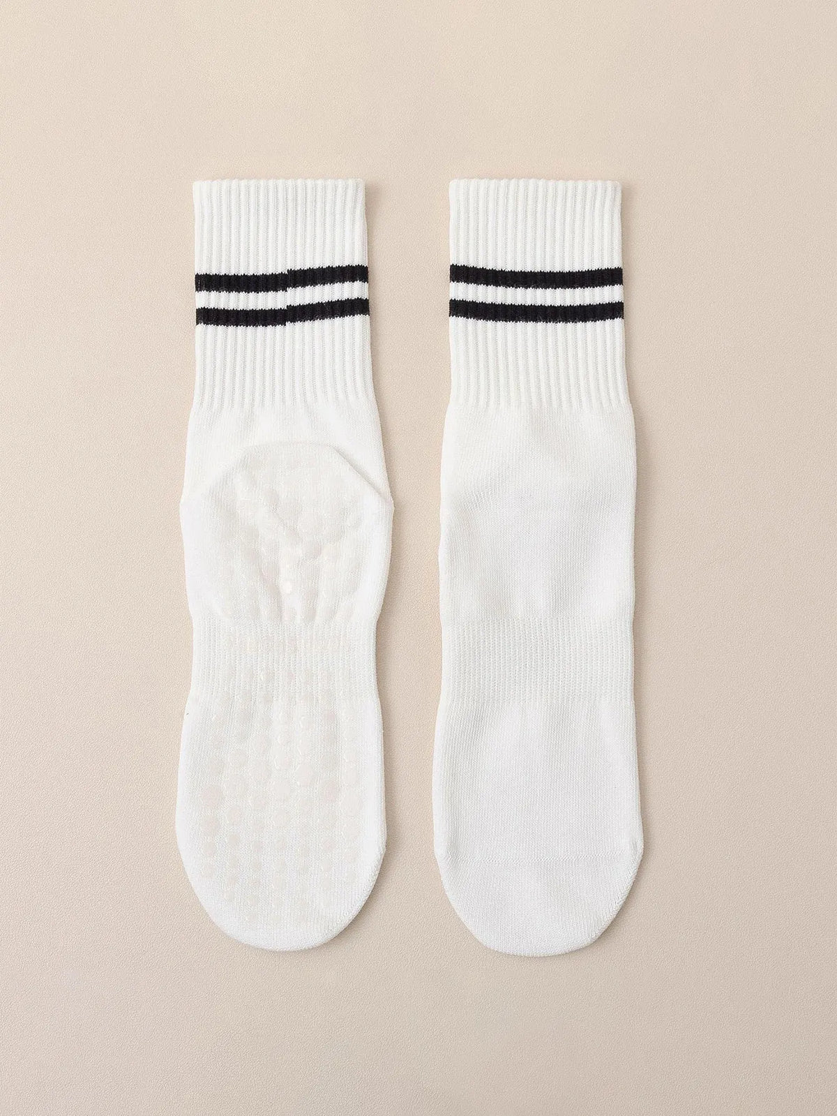 Grip Socks for Women – Non-Slip Pilates & Yoga (4 Pairs)