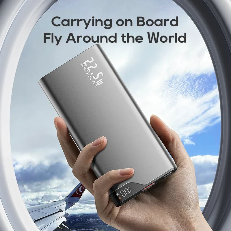 KUULAA 22.5W Power Bank 10000mAh Fast Charging Portable Charger