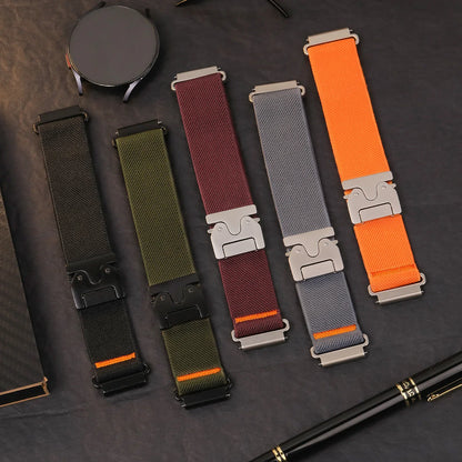 20mm/22mm Nylon Parachute Watch Band for Samsung and Huawei Watches