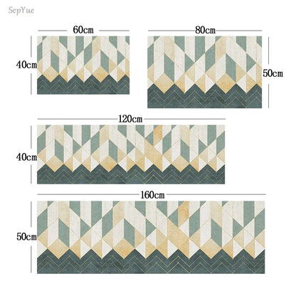 Non-Slip Kitchen Floor Mat – Soft Washable Rug for Kitchen, Bedroom & Hallway