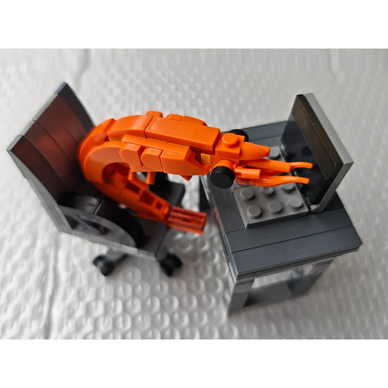 Shrimp MOC Building Blocks Model Set – 155 Pcs Puzzle Assembly