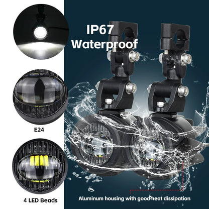 Motorcycle LED Fog Lights 40W 6000K – BMW R1200GS F800GS F700GS