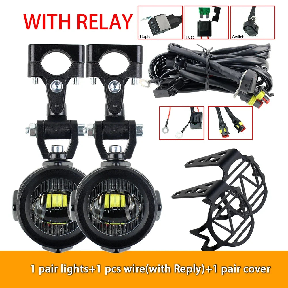 Motorcycle LED Fog Lights 40W 6000K – BMW R1200GS F800GS F700GS