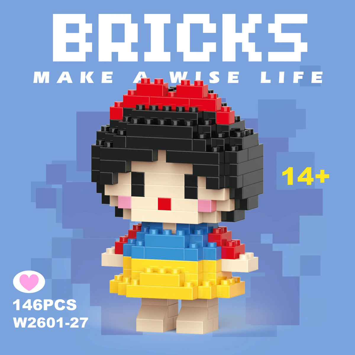 Disney Character Mini Building Blocks Set – Micro Bricks Figures 135–214 PCS
