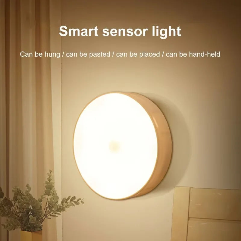 Motion Sensor LED Night Light – USB Rechargeable Wireless Closet Lamp