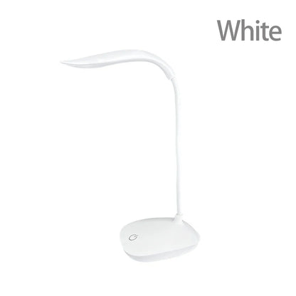 LED Desk Lamp Gooseneck Touch Dimming – USB Rechargeable