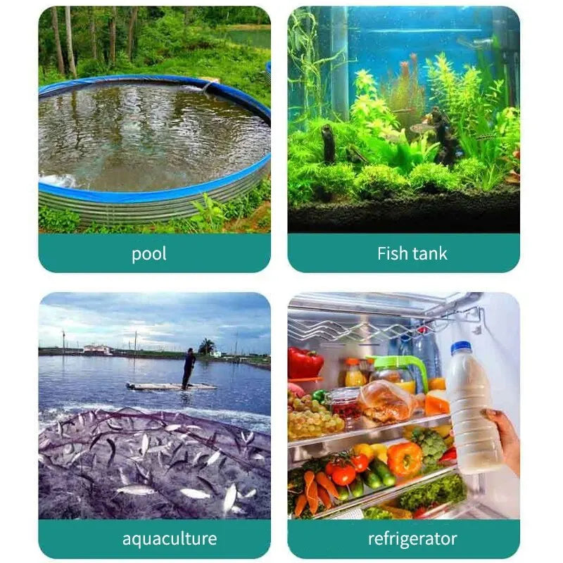 Thermometer Fish Tank Aquarium Electronic Digital Reptile Turtle Diving Pet Box Suction Cup
