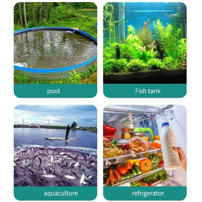 Thermometer Fish Tank Aquarium Electronic Digital Reptile Turtle Diving Pet Box Suction Cup