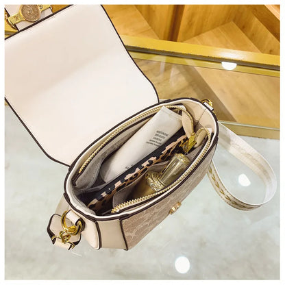 Crossbody Bag – Women's Floral PU Leather Shoulder Bag