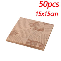 Khaki 50pcs-5.9in