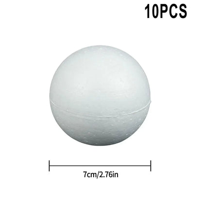 Polystyrene Foam Balls 10pcs DIY Craft Party Decoration
