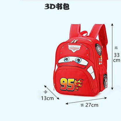 Disney Car Children S Bag Kindergarten Boy Safety Backpack Primary School Students 3-6 Years Old