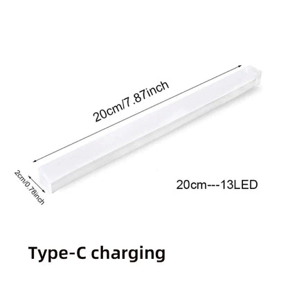 Motion Sensor LED Light Bar – USB-C Rechargeable, 3 Color Modes