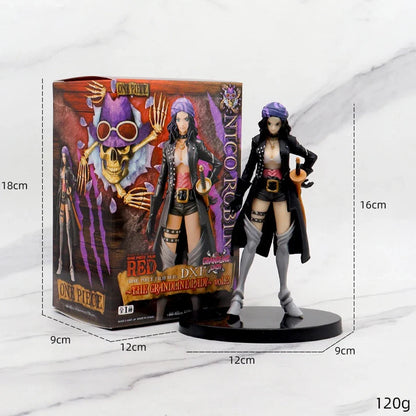One Piece Film Red Anime Action Figures – Luffy, Robin, Zoro & Uta