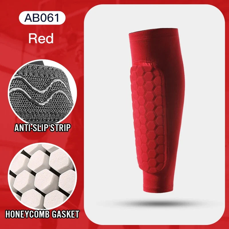 Foam Padded Compression Shin Guard Sleeve