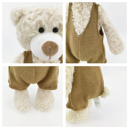 Dressed Teddy Bear Plush Toy – Soft Stuffed Animal with Outfit, 12in