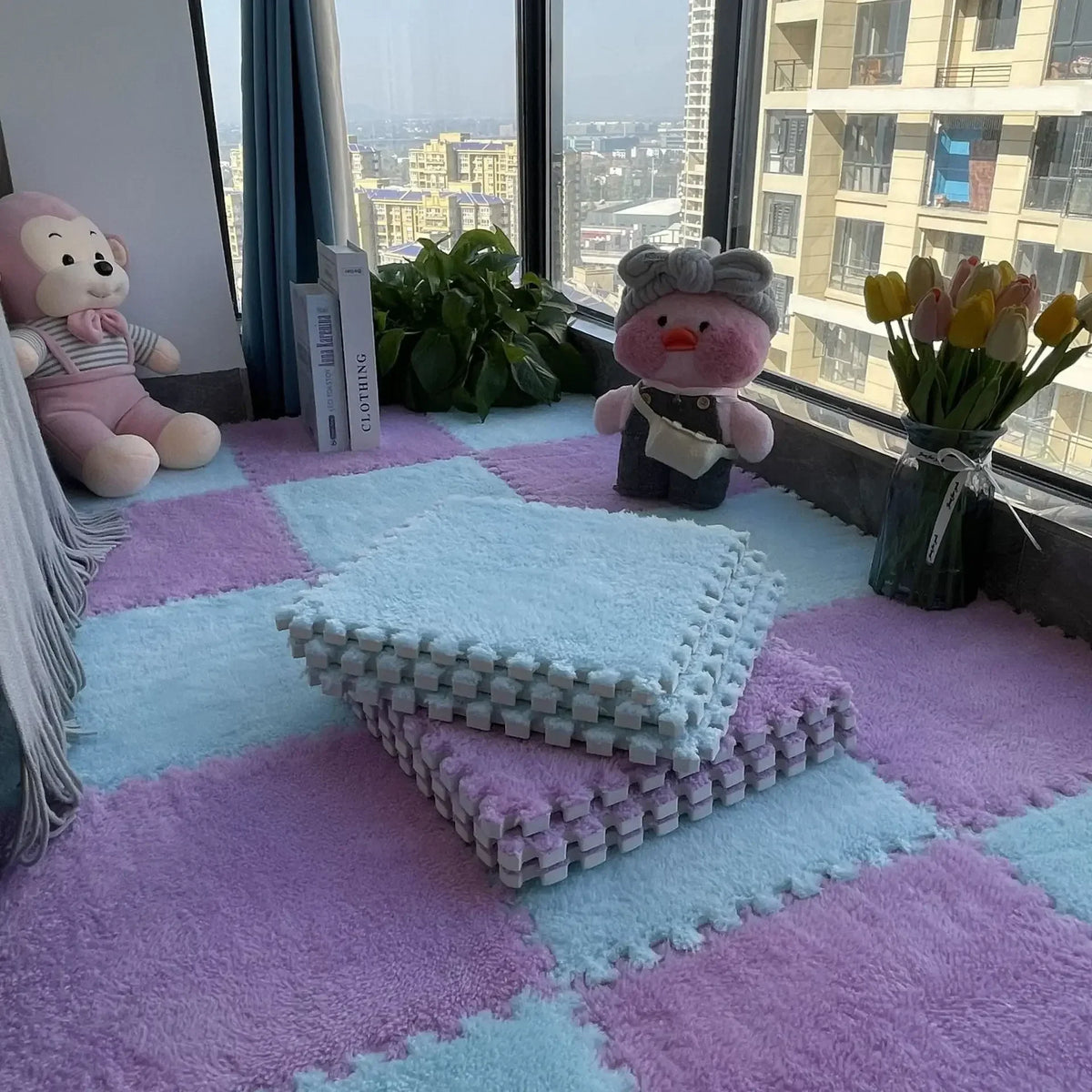 30cm Soft Plush EVA Foam Puzzle Play Mat for Kids