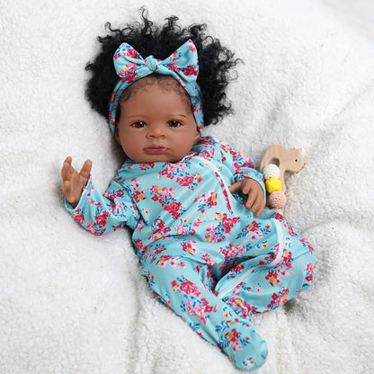 20 Inch Reborn Baby Doll Soft Touch 3D Paint Collectible Art Gift