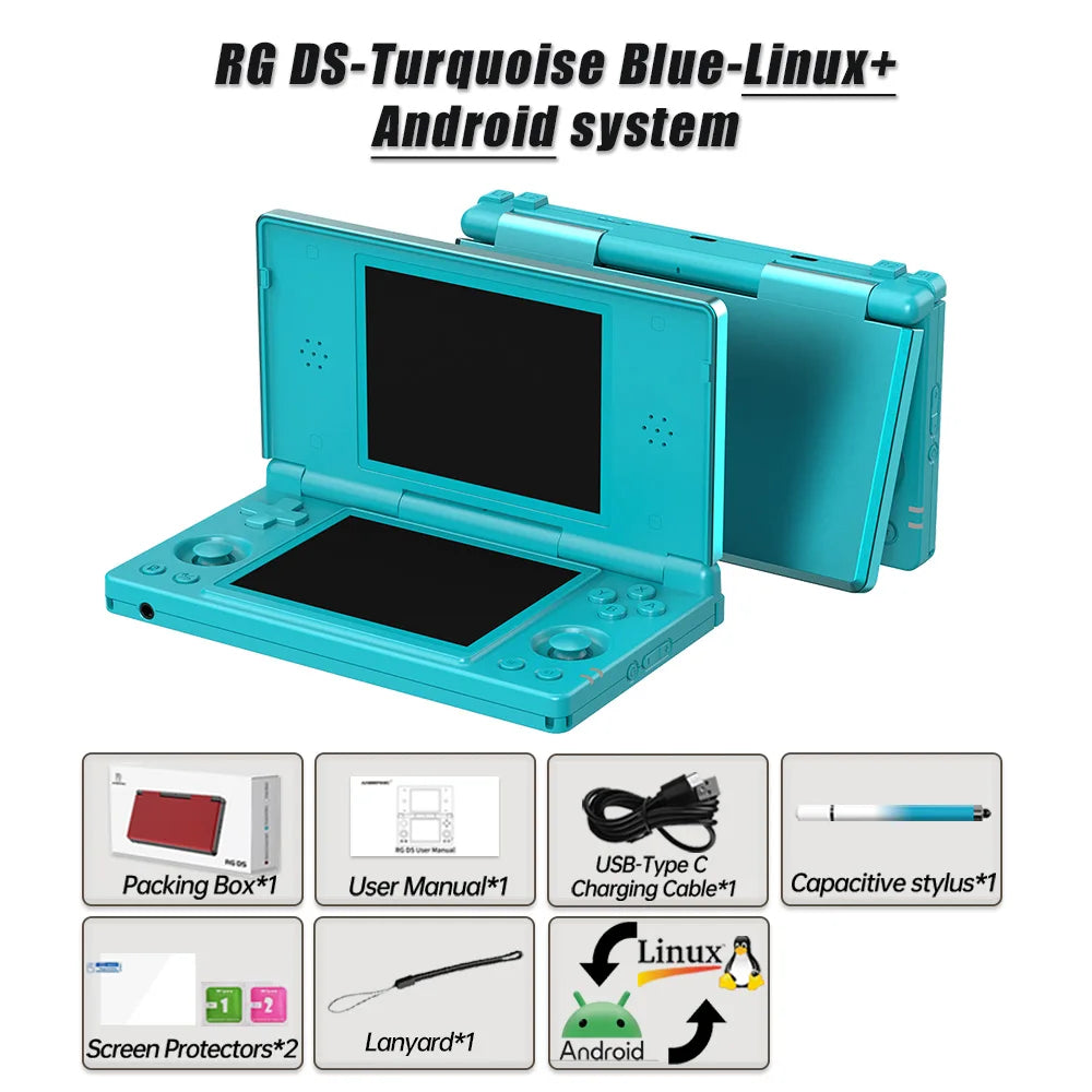 Anbernic RG DS Dual Screen Retro Gaming Console – Android 14