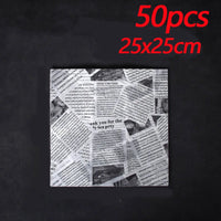 White 50pcs-9.8in